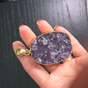 Charles Albert Amethyst Pendant